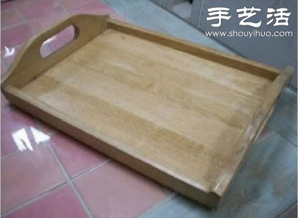 瓷磚碎片廢物利用改造舊托盤 - www.iyw0659.cn
