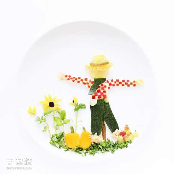 盤子上的藝術 利用蔬果廚余創作的烹飪畫布 - www.iyw0659.cn