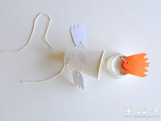 一次性紙杯手工制作可愛鴨子玩偶 - www.iyw0659.cn
