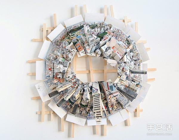 立體城市紙雕藝術 把多張照片拼接成全景組圖 - www.iyw0659.cn