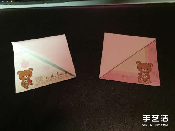 自帶夾頁功能的個性書簽的折法圖解教程 - www.iyw0659.cn