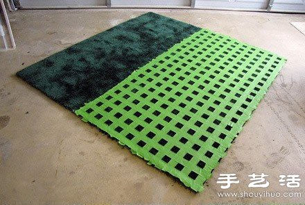 舊物改造創意:舊地毯簡單手工DIY漂亮紋路 - www.iyw0659.cn