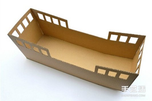 瓦楞紙海盜船手工制作 兒童玩具船模型DIY方法 - www.iyw0659.cn