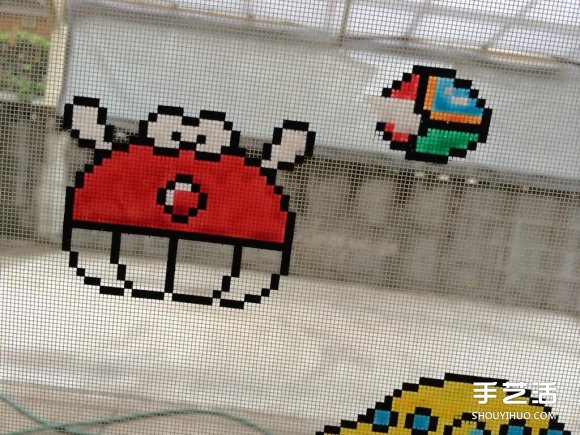 利用玻璃顏料DIY紗窗 最浪漫的夏日八位元畫 - www.iyw0659.cn