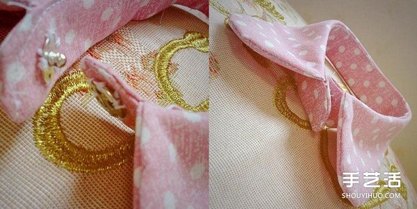 破舊襯衫廢物利用DIY手工制作紳士貓項圈 - www.iyw0659.cn