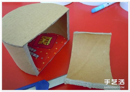 大號透明膠卷紙筒廢物利用 DIY制作西瓜收納盒 - www.iyw0659.cn