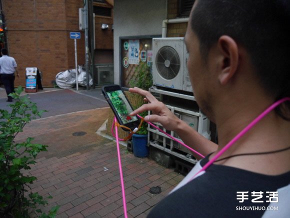 自制捕捉Pokémon Go衣架神器 解放雙手哦~ - www.iyw0659.cn