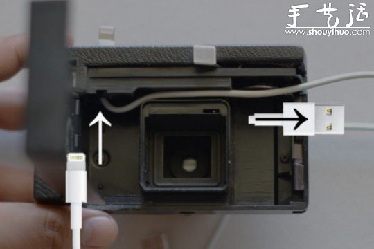 舊相機DIY改裝成iPhone手機充電插座 - www.iyw0659.cn