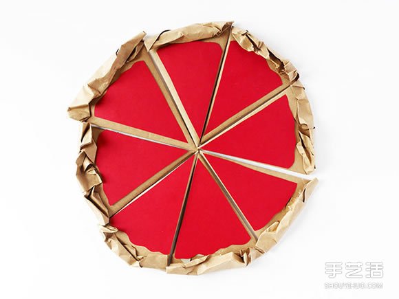 瓦楞紙手工制作披薩模型 和孩子一起過家家~ - www.iyw0659.cn