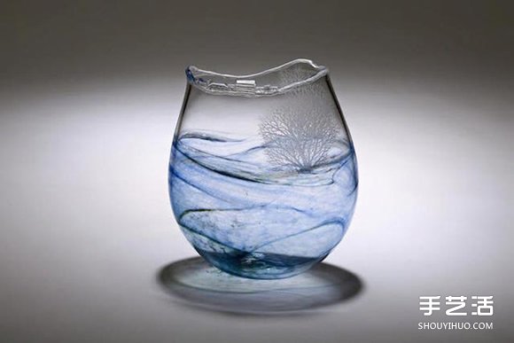 玻璃雕刻作品:用電鉆刻劃出心中的森林圣殿 - www.iyw0659.cn
