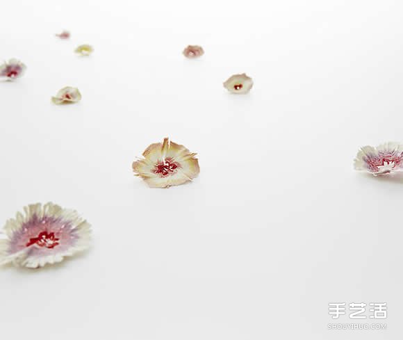 用削鉛筆器DIY出一朵朵永生的美麗紙花朵 - www.iyw0659.cn