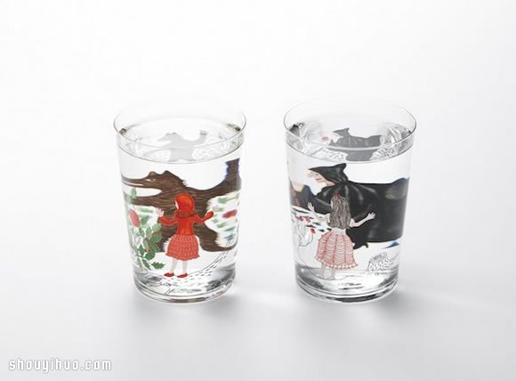 利用水的折射原理 簡(jiǎn)單DIY童話故事玻璃杯 - www.iyw0659.cn