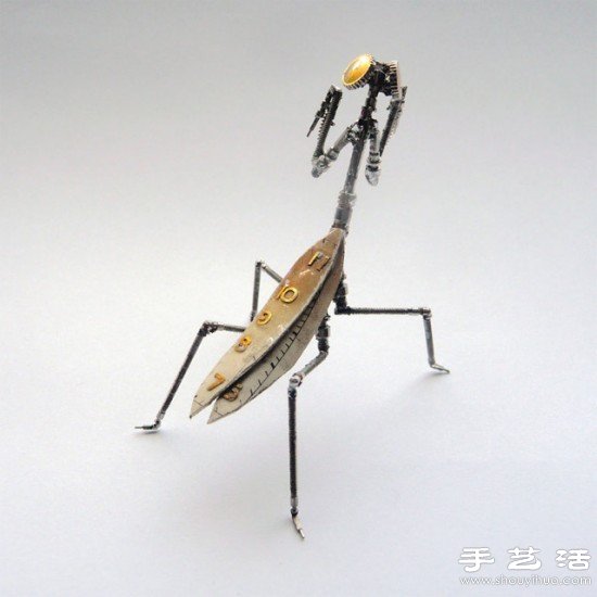 手表零部件+舊燈泡 牛人DIY機械昆蟲軍團 - www.iyw0659.cn