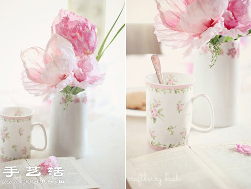 皺紋紙/宣紙DIY手工制作美麗逼真紙花 - www.iyw0659.cn