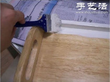 瓷磚碎片廢物利用改造舊托盤 - www.iyw0659.cn