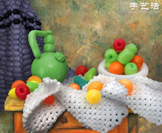 街頭藝術家Larry Moss的氣球編織作品 - www.iyw0659.cn