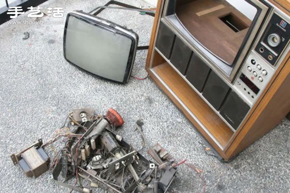 舊電視手工DIY改造懷舊魚缸水族箱圖解教程 - www.iyw0659.cn