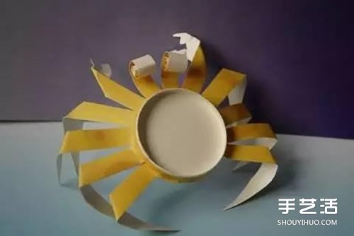 幼兒園螃蟹模型制作 一次性紙杯做螃蟹的教程 - www.iyw0659.cn