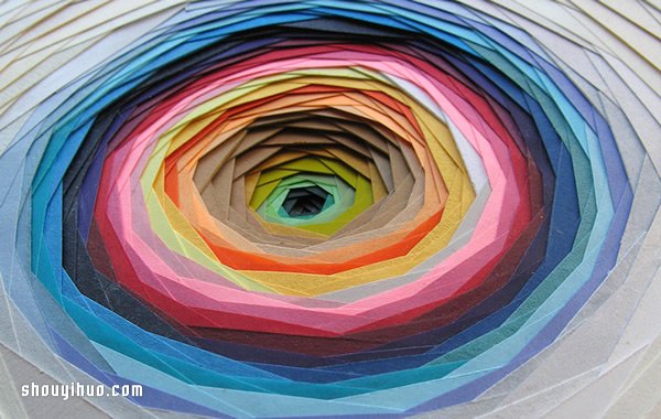 彩色卡紙層層堆疊 DIY夢幻般的紙雕藝術 - www.iyw0659.cn