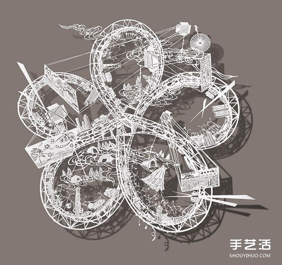 紙雕藝術:在宣紙上劃出云霄飛車般華麗畫面 - www.iyw0659.cn