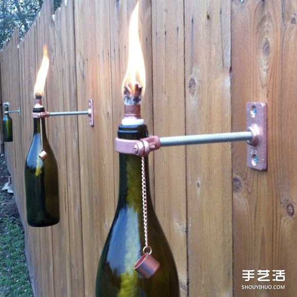紅酒瓶廢物利用的方法 DIY好玩實用家居用品 - www.iyw0659.cn