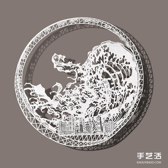 紙雕藝術:在宣紙上劃出云霄飛車般華麗畫面 - www.iyw0659.cn