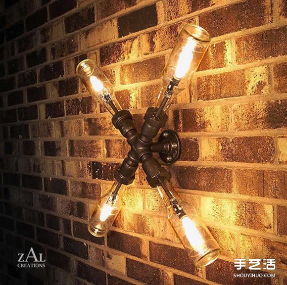 啤酒瓶廢物利用DIY制作超有個性的玻璃燈具 - www.iyw0659.cn