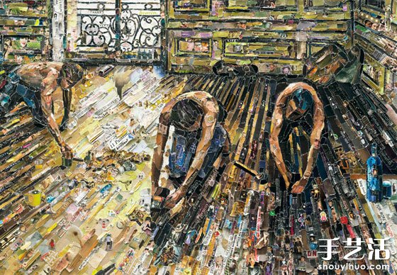 維克·穆尼斯的廢棄雜志拼貼畫 - www.iyw0659.cn