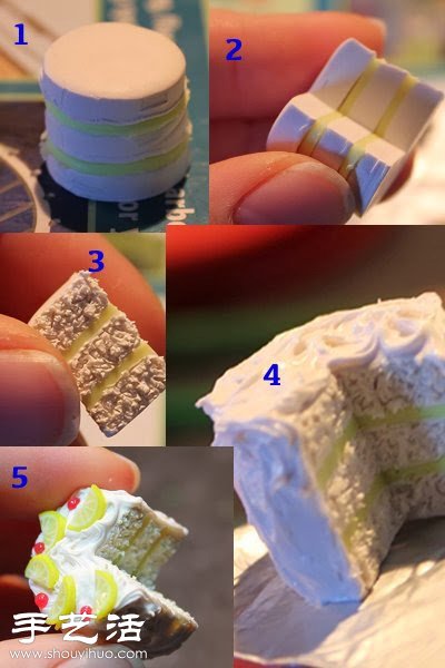 軟陶手工制作迷你蛋糕 - www.iyw0659.cn