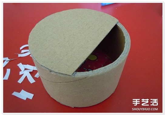 大號透明膠卷紙筒廢物利用 DIY制作西瓜收納盒 - www.iyw0659.cn