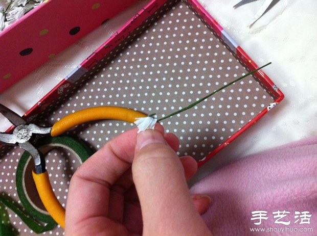 紙花制作:滿天星的做法 - www.iyw0659.cn